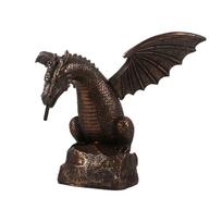 Dragon Water Fountain Pond Spouting Water Decoration Garden Dragon Sculpture Statue Resin Water Spray Dragon Garden Fountain