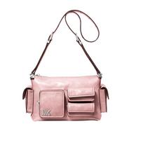 Michael Kors Dakota Odinis Pečių Kryžmai Nešiojamas Krepšys Moteriškas Vidutinio Dydžio Rožinis 30S5SM3L8Y-688 Basic Set (Bag+Dust Bag)