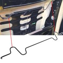 38,7 cm priekinės sėdynės atlošo juosmeninės atramos spyruoklinio atlošo troselio laido taisymas Ford Mondeo IV MK4 S-Max MK1 Galaxy MK3 pakeitimui 1pc