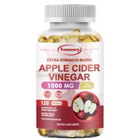 Apple cider vinegar dietary supplement, 1000 mg apple cider vinegar, promotes metabolism and weight management, 120 capsules. 120