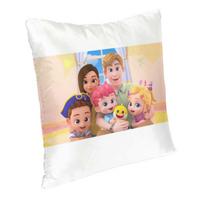 Bebefinn Darželinės dainelės ir Vaikų dainos Namų Sofos Automobilio Juosmens Mesti Pagalvės Užvalkalas Bebefinn Vaikų Darželis Peach skin 18*18(CM)-1Pcs