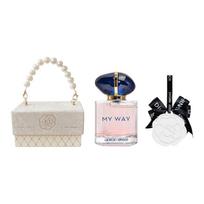 Armani Perfume set MYWAY Unbounded Self/Si Love Collection Classic Edition + Camellia Expansion Stone MYWAY perfume EDP 7ml + camellia aromatherapy ruda