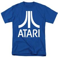 Atari - Atari Logo -  Unisex Short Sleeve Children's T-shirt - Blue 130