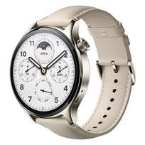 Compatible Leather Strap for Xiaomi Watch S2/S3/S1, 22MM 22MM šviesios abrikoso spalvos