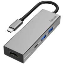 HAMA MULTIPORT USB-C 2xUSB-A 3.2 1xTYP-C, 1xHDMI