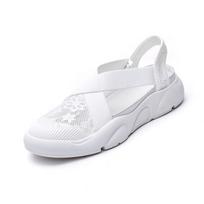 Vasaros Nauji Moteriški Batai Lauko Mados Kaspinas Komfortas Minkštas Padėklas Neslystantis EVA Paplūdimio Šlepetės Batai Moterims Zapatos De Mujer 34 balta