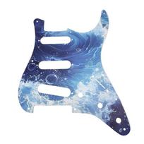 Electric Guitar Protective Guard Electric Guitar Pickguard Scratch Plate Guitar Faceplate for Beginners and Professional mėlyna