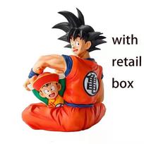 Amine Dragon ball Son Goku & Baby Gohan Action Figure Toys with box