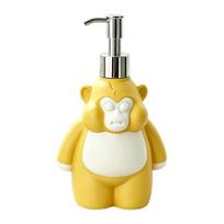 250ml Hand Sanitizer Dispensing Bottle, Orangutan Design Liquid Soap Bottle, Large Capacity Dispensing Bottle for Hand Soap Shower Gel geltona
