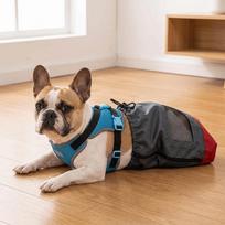 Soft Lining Dog Drag Bag Adjustable Size Paralyzed Pet Bag Pet Sling Bag  Rear Limb Protection XS
