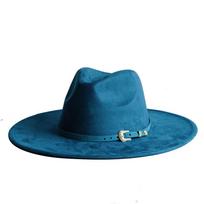 Classic Camel Suede Hat Wide Brim  New Fedora Hat Men Women Autumn Winter Felt Hats Classic Church Fedoras Chapeau Sombrer 55 -58cm