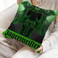 Classic J-Jagermeister Tin Sign Bar Personalized Picture Text Home Decorative Pillows Household Gifts 45X45Cm Peach skin 18*18(CM)-1Pcs