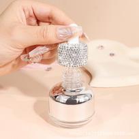 Diamond-Studded Glass Dropper Bottle for Luxury Perfume or Essential Oils (30ml)