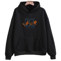 Dog Trail Hoodie Noah Kahan Merch Clothing Vintage Harajuku Sweatshirt Unisex Long Sleeve with Hooded Streetwear Casual Hoody XS juoda