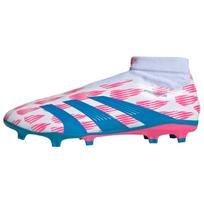 Adidas PREDATOR LEAGUE Slip Resistant Abrasion Resistant Soccer Shoes Men's White Blue Pink IF1465 44