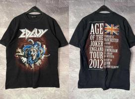 Edguy grupės Age of joker 2012 Anglijos turas Marškinėliai S dydžio iki 5XL 2F1906 4XL