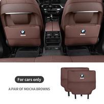 Automobilio sėdynės atlošo apsauga nuo spyrių galinės sėdynės organizatoriaus daiktadėžė BMW E36 E39 E46 E60 E70 E90 F10 F20 F30 F15 X1 X3 X5 ruda