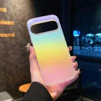 Compatible with Google Pixel 10A and 9ProXL: Electroplated Frosted Gradient Magnetic Protective Phone Case. Google Pixel 9 Pro XL