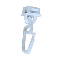 1pc Curtains Hooks Motorhome Curtain Straight Track Buckle Plastic Clip For VOLVO MAN IVECO Rear Rail DAF106 Car RV Accessories