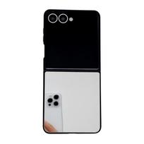Applicable Galaxy ZFlip7 folding mirror phone case makeup mirror case Samsung zflip6 hard protective case Samsung zflip7