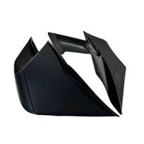 For Kawasaki Ninja400 Ninja 400 2018 2019 2020 2021 2022 2023 2024 Motorcycle Accessories Aerodynamic Wing Kit Fixed Winglet matinė juoda spalva