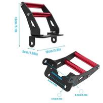 Aluminum Alloy Scooter Footrest for Kugoo M4 Electric Scooter Rear Footrest Support Reduces Foot Pressure