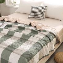 2027 Air Condition Comforter Lightweight Summer Quilt Sofa Blanket for Hot Sleepers 70x100cm Random Color