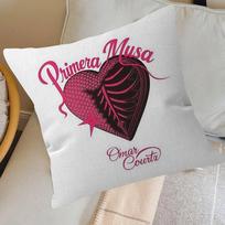 Singer O-Omar Courtz Album Pillow Gifts Home Office Furnishings Bedroom Sofa Car Cushion Cover Case 45X45Cm Peach skin 18*18(CM)-1Pcs