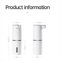 Automatiniai putplasčio muilo dozatoriai Vonios išmanioji skalbimo mašina su USB įkrovimu Balta aukštos kokybės ABS medžiaga white