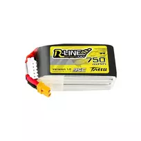 LiPo baterija Tattu R-Line 750mAh | 14.8V | 95C | 4S1P | JST-XHR
