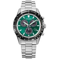 Citizen Collection BL5614-59W Eco-Drive Chronograph (Green Dial) žalia