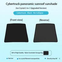 Sunshade For Tesla Cybertruck 2024 2023 Glass Sun Roof Shade Skylight Blind Shading Cybertruck  Front Rear Sunroof Accessories juoda