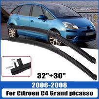 Citroen C4 Grand Picasso 2006-2008 2007 Valytuvai Priekiniai Valytuvų Šluotelės Priekinio Stiklo Stiklo Šepetėlis 32 +30  Automobilio Aksesuarai 2pcs black