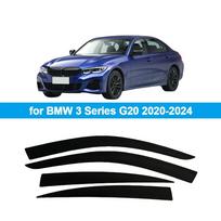 Window Visor for BMW 3 Series G20 2020 2021 2022 2023 2024 Weathershied Door Side Window Wind Sun Rain Guards for 3 Series 20-24
