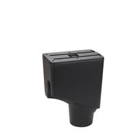 For Toyota Yaris 2015 2016 2017 2018 2019 2020 2021 Car Armrest Box Central Console Storage Modification Box USB LED Accessories Base Only