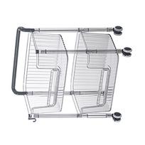 Rolling Storage Cart Stable Stylish Multifunctional Rugged Mobile Storage   Trolley for Home