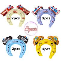 8/20/40pcs Cute Headband Balloon Cartoon Car Balloon Kids Birthday Party Decoration Baby Shower Children's day Toys Gifts Other