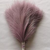 10Pcs Artificial Pampas Grass Bouquet For Home Bedroom Room Wedding Party Decoration Fake Plant Simulation Dried Flower Reed (Light Purple,10pcs)