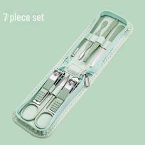 22 dalių manikiūro ir nagų kirpimo rinkinys su užtrauktuku 7-piece set white