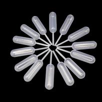 50 vnt. 4 ml plastikinės suspaudžiamos perkėlimo pipetės, lašintuvai, vienkartinės pipetės braškių keksiukų šokoladiniams ledams gray