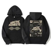 Men's Retro Rock Arctic Monkey Hooded Sweatshirt Hooded Sweatshirt with Music Album PatternHip Hop Large Retro Hooded Sweatshirt S