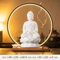 Feng shui New Sakyamuni Buddha statues, precious Buddha statues, Tathagata Buddha statues, Buddha customs, incense corridors, ho
