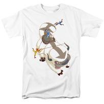 Avatar The Last Airbender Hang On Appa Mens T Shirt White Unisex T-Shirt XXXXL