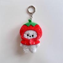BT21 KPOP MININI FRUITS DOLL Mini Fruit Doll Plush Doll Charm Key Ring Charm ARMY Fan Gift Couple Gift Beautiful Design