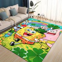 3D Animacinis S-Kempiniukas Linksmas Kilimas, Kilimas Svetainei Miegamajam Sofai Prie Durų Dekoras, Vaikams Neslystantis Grindų Kilimėlis 40x60cm