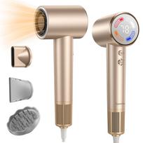 TEENDOW M78PA 11W Hair Dryer,11W high-speed motor,200 million negative ions,4 temperature settings,2 wind speed settings, intelligent digital display.