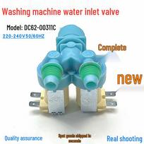 Compatible Samsung Washing Machine Solenoid Valve DC62-00311/C0011G Water Inlet 85-D86SXQB75-D86S blue