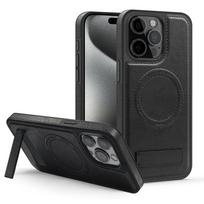Applicable to IP16PROMAX crystal shield magnetic bracket case 17 leather invisible bracket mobile phone case protection spot batch IP15 PRO MAX juoda