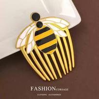 Miraculous Ladybug Anime Peripheral Hair Accessories Golden Bee Hair Clips Cute Girl Hair Clips Bangs Edge Clips Small Gifts 1pcs