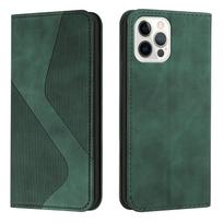 Applicable to iPhone16E leather case 15Pro skin matte magnetic card holder protective case 14plus solid color apple 6/7/8/se 2020 juoda